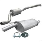Kit Escapamento Abafador+ Traseiro Fiesta Hatch 1.6 8v 99 04 Kit Escapamento Abafador+ Traseiro Fiesta Hatch 1.6 8v 99 04