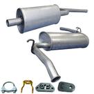 Kit Escapamento Abafador + Traseiro Fiorino Uno 1.5 93 A 94