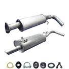 Kit Escapamento Abafador + Traseiro Gol 1.6 8v G2 1997 1999