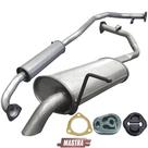 Kit Escapamento Abafador + Traseiro Kombi 1.4 8v 2006 A 2014