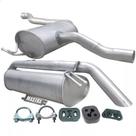 Kit Escapamento Abafador + Traseiro Marea Sw Turbo 2.0 99 07 Kit Escapamento Abafador + Traseiro Marea Sw Turbo 2.0 99 07