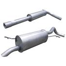 Kit Escapamento Abafador + Traseiro Polo Hatch 1.6 2002 A 12