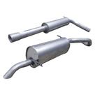 Kit Escapamento Abafador + Traseiro Polo Sedan 1.6 02 A 12