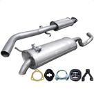 Kit Escapamento Abafador + Traseiro Saveiro 1.8 8v 98 A 00