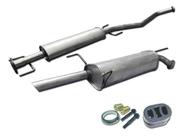 Kit Escapamento Abafador + Traseiro Vectra Sedan 1998 A 2002