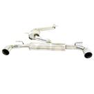 Kit escapamento esportivo ths em inox golf gti mk7 cat back furious