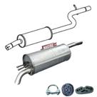 Kit Escapamento Silencioso Doblo Cargo 1.6 16v 2001 A 2003