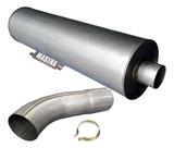 Kit Escapamento Silencioso Oco + Tubo Caminhão 1618 89 A 96