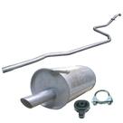Kit Escapamento Tubo + Silencioso Curto Ka 1.3 1997 98 1999