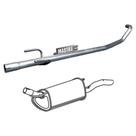 Kit Escapamento Tubo + Traseiro Corsa Classic 1.0 2015 2016