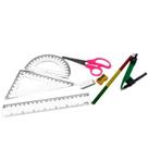KIT Escolar 08 Peças com Tesoura