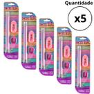 Kit Escolar 2 Lápis 1 Borracha 1 apontador Leonora