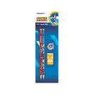 Kit Escolar 2 Lápis De Escrever + Apontador + Borracha Sonic