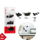 Kit Escolar 42 Pcs Organizacao Preto