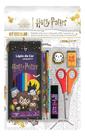 Kit Escolar 6 Peças - Lápis De Cor Completo Harry Potter