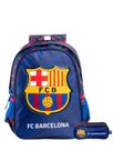 Kit Escolar Barcelona Time Mochila Costas + Estojo Duplo