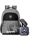 Kit Escolar Botafogo Mochila Costas + Lancheira + Estojo