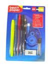 Kit Escolar Canetas + lapiseira + Borracha + marca texto Kit Escolar Canetas + lapiseira + Borracha + marca texto