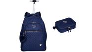 Kit Escolar Capricho Love Mochila de Costas e Rodas + Estojo