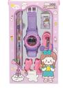 Kit Escolar com 07 peças Lilás - Polibrinq