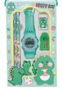Kit Escolar com 07 peças Verde - Polibrinq