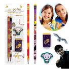 Kit Escolar Com 2 Lápis Hb Apontador E Borracha Harry Potter Kit Escolar Com 2 Lápis Hb Apontador E Borracha Harry Potter