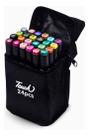 Kit Escolar de Canetinhas 24 Cores Completo Dupla Ponta