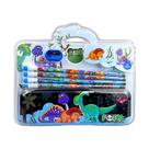 Kit Escolar Dino com 6 Peças Infantil - Fofy Kit Escolar Dino com 6 Peças Infantil - Fofy