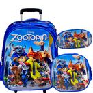 Kit Escolar Disney Zootopia: Mochila de Rodinhas + Lancheira + Estojo Kit Escolar Disney Zootopia: Mochila de Rodinhas + Lancheira + Estojo