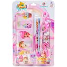 Kit Escolar DOCES/UNICÓRNIO com 6 Peças e Estojo Metálico Sortido Kit Escolar DOCES/UNICÓRNIO com 6 Peças e Estojo Metálico Sortido