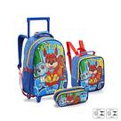 Kit escolar dog heroes action 3 peças