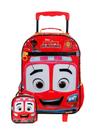 Kit Escolar Equipe Resgate Mochila Roda + Lancheira + Estojo