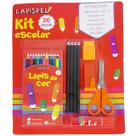 Kit Escolar Escritório 20 pçs Lapis Borracha Apontador