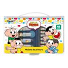 Kit Escolar Estojo Maleta de Pintura Turma da Mônica 42 peças