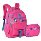 Kit Escolar Feminino Mochila Com Estojo Box Rebecca Bonbon