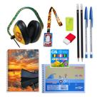 Kit Escolar Fundamental 2 para Neurodivergentes com Abafador
