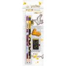 Kit Escolar Harry Potter 4 Peças 2 Lapis Borracha LeoLeo