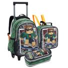 Kit Escolar Infantil Gamecraft Mochila Estojo Lancheira Kit Escolar Infantil Gamecraft Mochila Estojo Lancheira