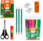 Kit escolar infantil Leo&Leo 32 itens - Volta as aulas - Material Escolar Kit escolar infantil Leo&Leo 32 itens - Volta as aulas - Material Escolar
