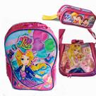 Kit escolar infantil Lisa fashion Mochila+ lancheira e estojo