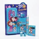Kit Escolar Infantil Maria Clara e JP Estojo, Canetinhas e Lápis