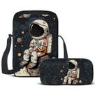 Kit Escolar Lancheira E Estojo Astronauta 4 Volta as Aulas