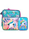 Kit Escolar Lancheira + Estojo Box Rabisk Unicornio