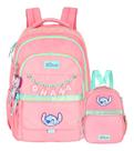 Kit Escolar Lilo Stitch Mochila Costas + Lancheira Térmica