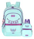 Kit Escolar Lilo Stitch Mochila Costas + Lancheira Térmica