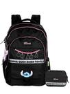 Kit Escolar Lilo Stitch Mochila de Costas + Estojo Box Kit Escolar Lilo Stitch Mochila de Costas + Estojo Box