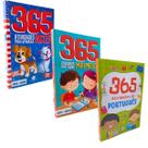 KIT ESCOLAR Livro 365 Atividades Português Livro 365 Atividades de Matemática e Livro 365 Atividades de Inglês