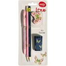 Kit Escolar Love Borboletas - 5 Peças Kit Escolar Love Borboletas - 5 Peças