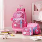 Kit Escolar Mala Barbie Lancheira E Estojo Em Detalhes Paetê Rosa Liso Kit Escolar Mala Barbie Lancheira E Estojo Em Detalhes Paetê Rosa Liso