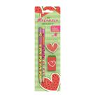 Kit Escolar Meninas Melancia Lapis + Borracha + Apontador - Leoleo